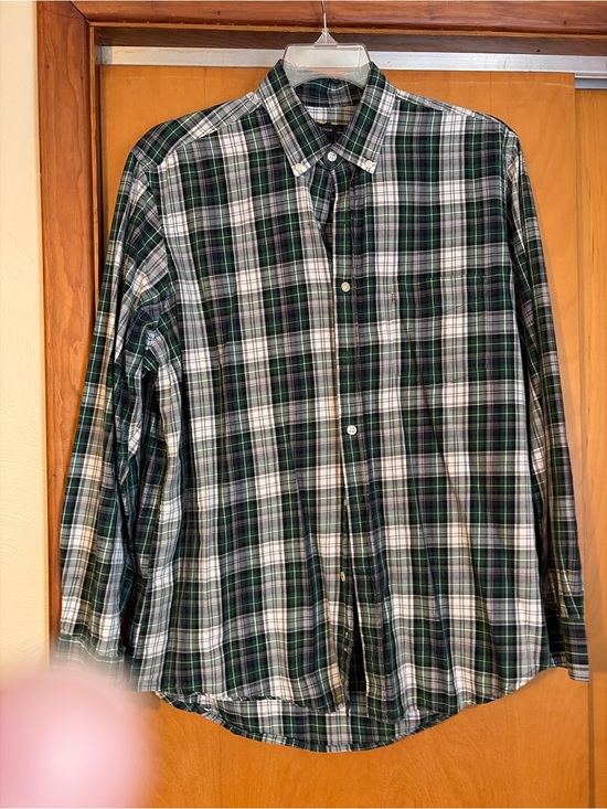 Club Room Other - Club Room Green White and Black Plaid Button-Down Shirt